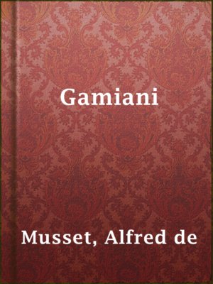 cover image of Gamiani